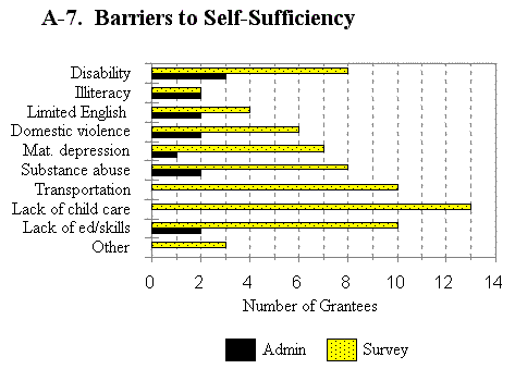 Figure A-7. Barriers to Self-Sufficiency.