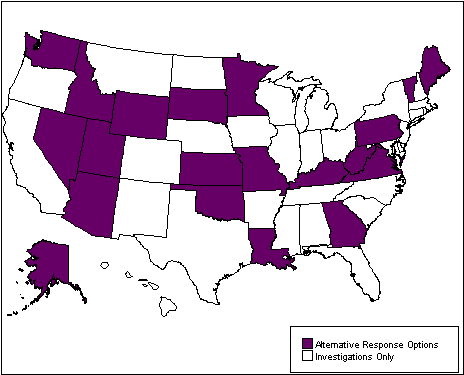 Figure 6 States with Alternative Response Options.
