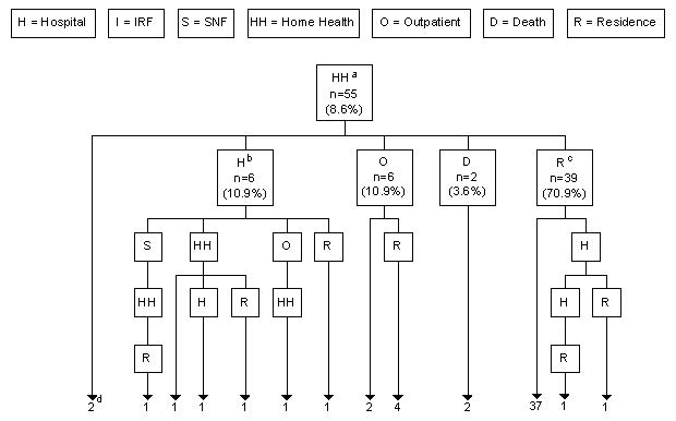 Organizational Chart: Patterns of Post-Acute Care for Stroke Victims Following Discharge from Acute Hospital and Admission to Home Health