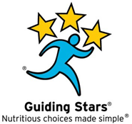 Guiding Stars front of package nutrition label