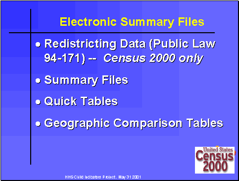 Electronic Summary Files