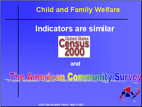 Child and Family Welfare Indicators are similar