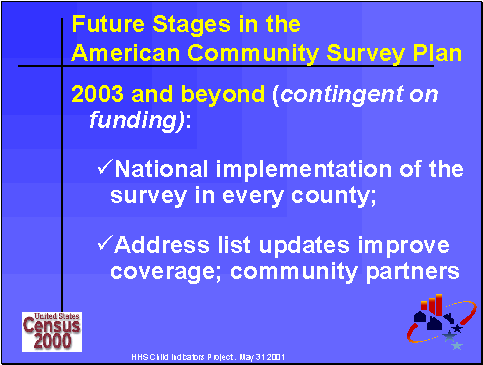 Future Stages in the American Community Survey Plan