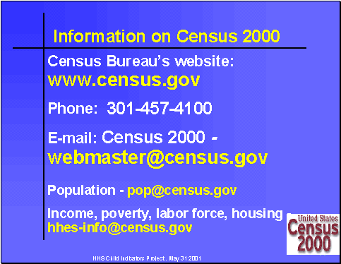 Information on Census 2000