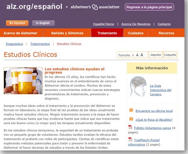 Spanish Language Promotion screen shot.
