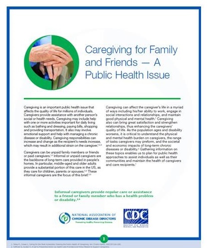 Caregiving for Family and Friends cover.