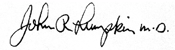 John R. Lumpkin signature