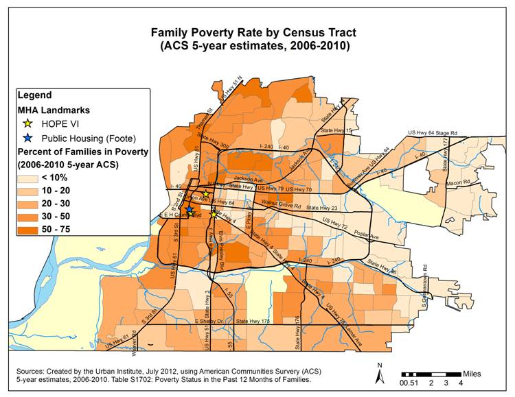 Appendix B Maps Memphis Demographics And Housing Assistance Aspe